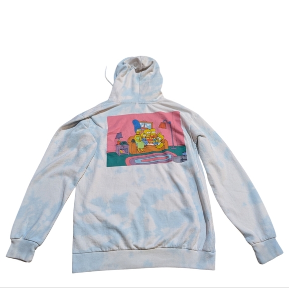 The Simpsons Sweatshirt Hoodie Small Cloud - Picture 1 of 8